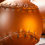 Дизайнерский кожаный пуф в виде бейсбольного мяча Poltronova Joe Ball Pouf варинант исполнения - 8 | Loft Concept в Воронеже