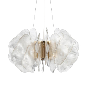 Люстра с декором в виде крупных рельефных лепестков 80 см Ethereal Bloom