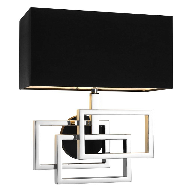 Бра Wall Lamp Windolf Nickel Никель Черный Бра Wall Lamp Windolf Nickel Никель Черный в Воронеже | Loft Concept