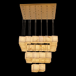 Люстра подвесная с квадратными плафонами из натурального камня Glowing Spheres варинант исполнения - 7 | Loft Concept в Воронеже