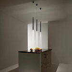 Подвсеной светильник светодиодный металлический цилиндрической формы Высота 100 см Trumpet tube варинант исполнения - 5 | Loft Concept в Воронеже