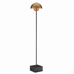 Торшер с куполообразным абажуром на чёрном мраморном основании Riverside Floor Lamp варинант исполнения - 2 | Loft Concept в Воронеже