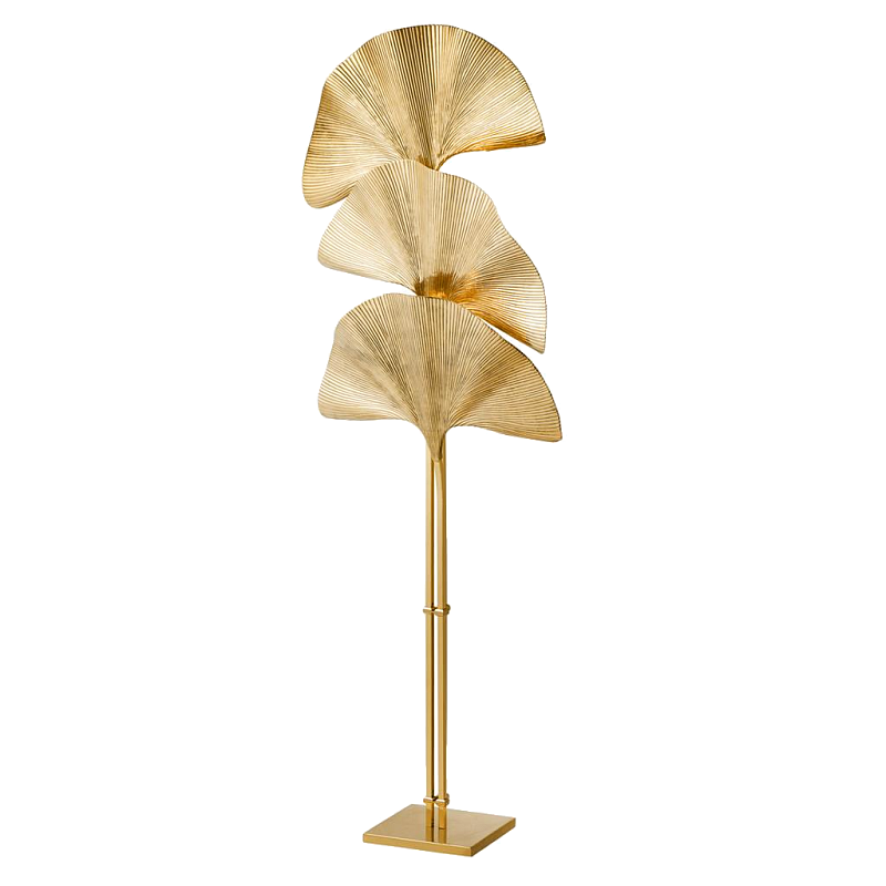 Торшер Eichholtz Floor Lamp Las Palmas Gold Золотой Торшер Eichholtz Floor Lamp Las Palmas Gold Золотой в Воронеже | Loft Concept