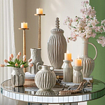 Ваза фактурная с рельефным дизайном Nature