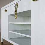 Комод-буфет Elsa Dreams White с открытыми полками   варинант исполнения - 7 | Loft Concept в Воронеже