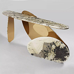 Консоль в виде овальных элементов Jinye console варинант исполнения - 2 | Loft Concept в Воронеже