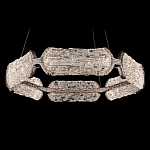 Люстра кольцевая с текстурным природным рисунком IceFlame варинант исполнения - 7 | Loft Concept в Воронеже