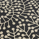 Подушка декоративная черного цвета Blossom Essence Grace варинант исполнения - 4 | Loft Concept в Воронеже