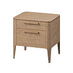 Тумба прикроватная с 2-мя выдвижными ящиками из массива дуба Type oak варинант исполнения - 1 | Loft Concept в Воронеже