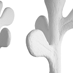 Люстра с белым каркасом и тканевыми абажурами Natural Stems варинант исполнения - 2 | Loft Concept в Воронеже