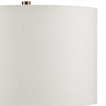 Настольная лампа с фактурным основанием с сочетании белого и зеленого цветов Festoon варинант исполнения - 2 | Loft Concept в Воронеже