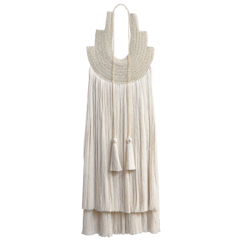 Аксессуар настенный в Эко стиле Белый wall decor White dress Молочный в Воронеже | Loft Concept 