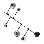 Бра с 5-ю плафонами разного диаметра и цвета Polyhedron варинант исполнения - 2 | Loft Concept в Воронеже