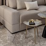 Столик журнальный металлический золотого цвета Modern Rethinking of Traditions варинант исполнения - 3 | Loft Concept в Воронеже