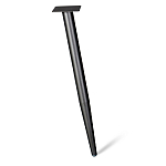 Обеденный стол с прямоугольной черно-золотой столешницей из стекла на 4-х металлических ножках Gold and Black Marble варинант исполнения - 5 | Loft Concept в Воронеже