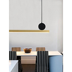 Люстра линейная светодиодная в минималистичном стиле New Age of Light варинант исполнения - 7 | Loft Concept в Воронеже