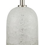 Настольная лампа с высоким тканевым абажуром Cracked Base варинант исполнения - 1 | Loft Concept в Воронеже