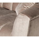 Диван трехместный велюровый серый Island of Comfort варинант исполнения - 3 | Loft Concept в Воронеже