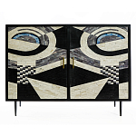 Буфет в гостиную с инкрустацией  Bone Inlay sideboard - 2 doors варинант исполнения - 1 | Loft Concept в Воронеже