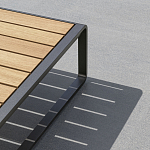 Шезлонг на металлическом каркасе с регулируемой спинкой GUELL Sunbed варинант исполнения - 5 | Loft Concept в Воронеже