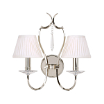 Бра с 2-мя лампами и подвеской из прозрачного стекла Elstead Lighting варинант исполнения - 2 | Loft Concept в Воронеже