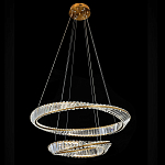 Люстра подвесная из 2-х колец Round Air Chandelier варинант исполнения - 1 | Loft Concept в Воронеже