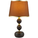 Настольная лампа с абажуром Altera Lampshade Brown Gold Table Lamp варинант исполнения - 1 | Loft Concept в Воронеже