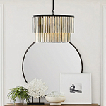 Люстра круглая с подвесками из натурального перламутра Nacre варинант исполнения - 2 | Loft Concept в Воронеже