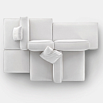 Модульный диван трансформер Harn в стиле минимализм  варинант исполнения - 2 | Loft Concept в Воронеже