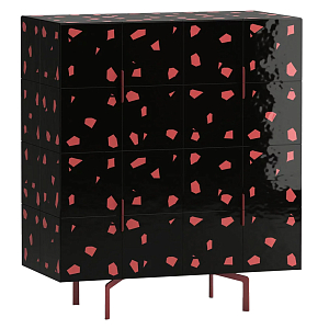 Тумба черная Venti Graph