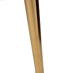 Стул бежевый из экокожи на золотых ножках Attribute of Elegance варинант исполнения - 5 | Loft Concept в Воронеже