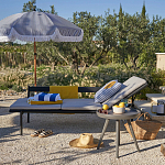 Диван-шезлонг черный Annet варинант исполнения - 7 | Loft Concept в Воронеже