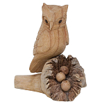 Статуэтка из дерева сова Animals of the World варинант исполнения - 3 | Loft Concept в Воронеже