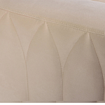 Кресло велюровое бежевое Cubic Silhouette варинант исполнения - 5 | Loft Concept в Воронеже