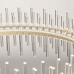 Люстра круглая с прозрачными стеклянными трубками 51 см Nembus варинант исполнения - 12 | Loft Concept в Воронеже