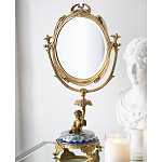 Настольное зеркало в бронзовой рамке Eden Garden варинант исполнения - 4 | Loft Concept в Воронеже