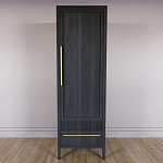 Узкий Шкаф Primo с 2 выдвижными ящиками Черный дуб варинант исполнения - 2 | Loft Concept в Воронеже