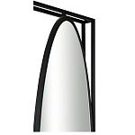 Зеркало овальное в металлической оправе в стиле лофт Urban Style Space варинант исполнения - 2 | Loft Concept в Воронеже