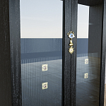 Дизайнерский шкаф витрина Elsa Dreams Black с 4-мя ящиками варинант исполнения - 4 | Loft Concept в Воронеже