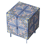 Тумба Short Ufo Blue варинант исполнения - 3 | Loft Concept в Воронеже