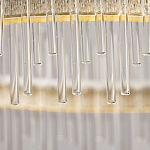 Люстра круглая с прозрачными стеклянными трубками 51 см Nembus варинант исполнения - 10 | Loft Concept в Воронеже