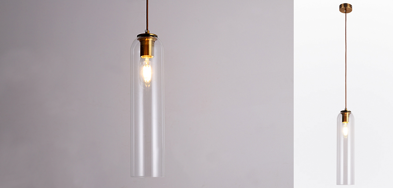 Подвесной светильник Float Pendant Drunken Clear glass Подвесной светильник Float Pendant Drunken Clear glass - Loft-Concept в Воронеже