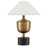 Настольная лампа с конусовидным тканевым абажуром Striving for Excellence варинант исполнения - 2 | Loft Concept в Воронеже