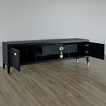TV-тумба Дизайнерская Elsa Dreams Black варинант исполнения - 3 | Loft Concept в Воронеже