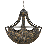 Люстра в форме колокола с декором из тонких железных нитей Jagged Pattern варинант исполнения - 4 | Loft Concept в Воронеже