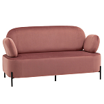 Диван в велюровой обивке цвета пыльная роза COLOR BLOCK варинант исполнения - 1 | Loft Concept в Воронеже