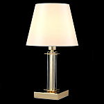 Настольная лампа с белым тканевым абажуром в форме конуса Laurent варинант исполнения - 7 | Loft Concept в Воронеже