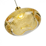 Подвесной светильник с прозрачным стеклянным плафоном округлой формы Effervia  варинант исполнения - 11 | Loft Concept в Воронеже