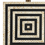 Настольная лампа с квадратным основанием и прямоугольным абажуром Neat Lines варинант исполнения - 1 | Loft Concept в Воронеже