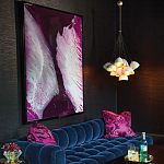 Люстра с 15-ю белыми  плафонами с золотой внутренней поверхностью Hinkley варинант исполнения - 3 | Loft Concept в Воронеже